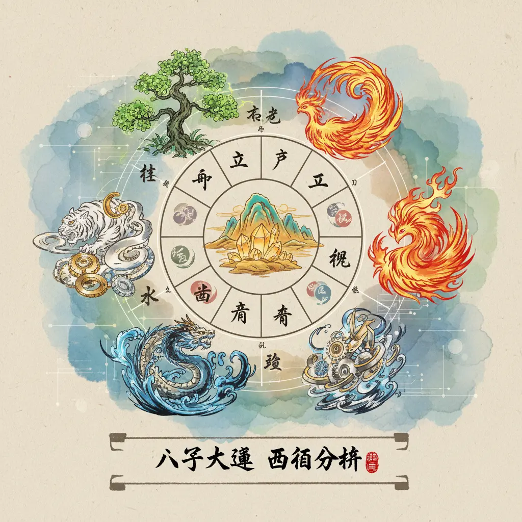 五行分析 - 八字大運