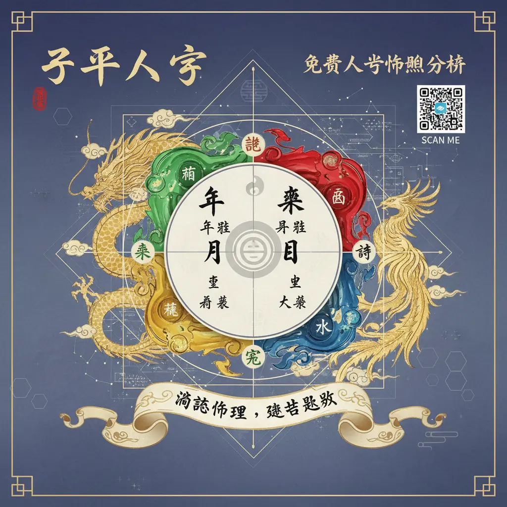 免費八字命盤分析 - 子平八字