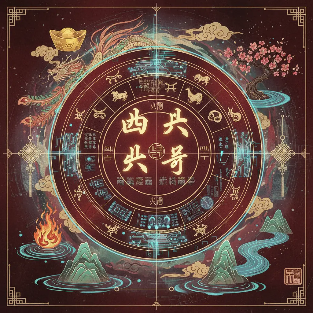 八字盤 - 四柱八字