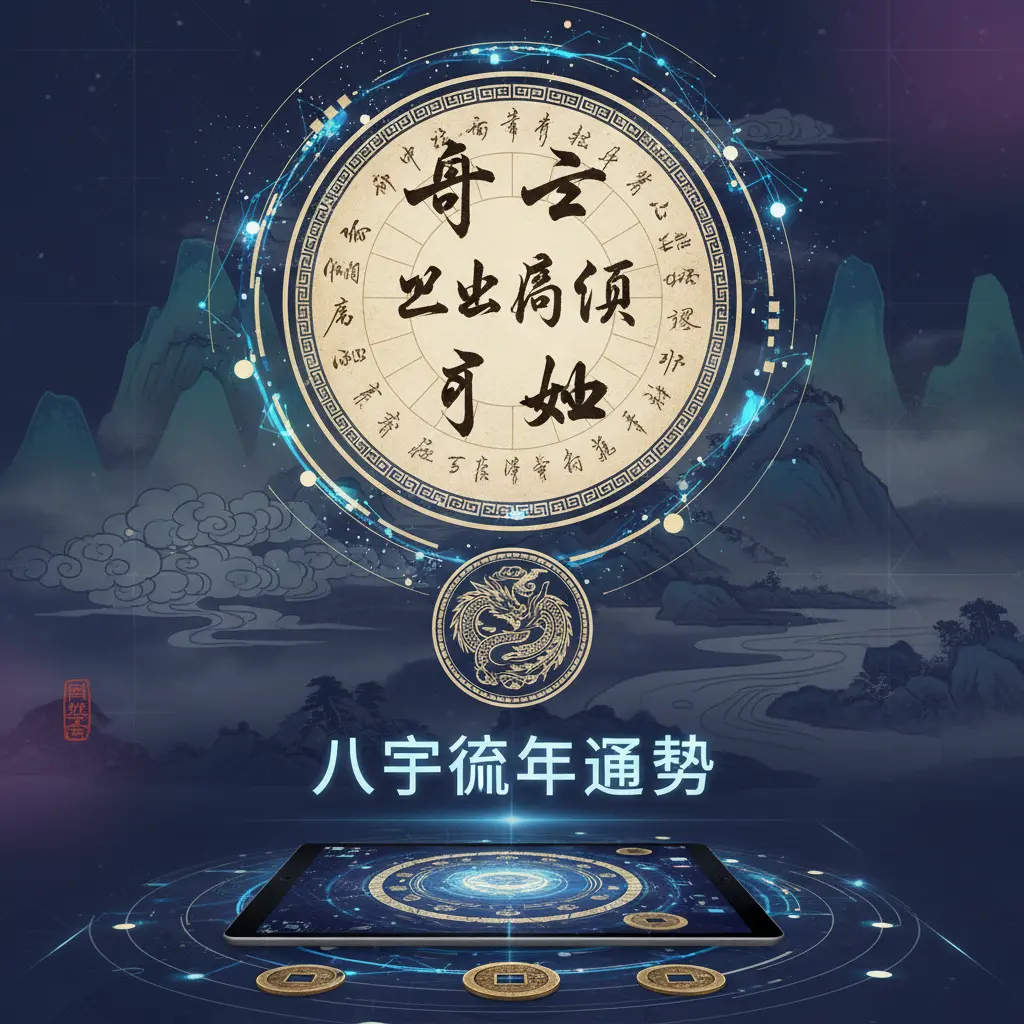 八字流年運勢 - 八字排盤