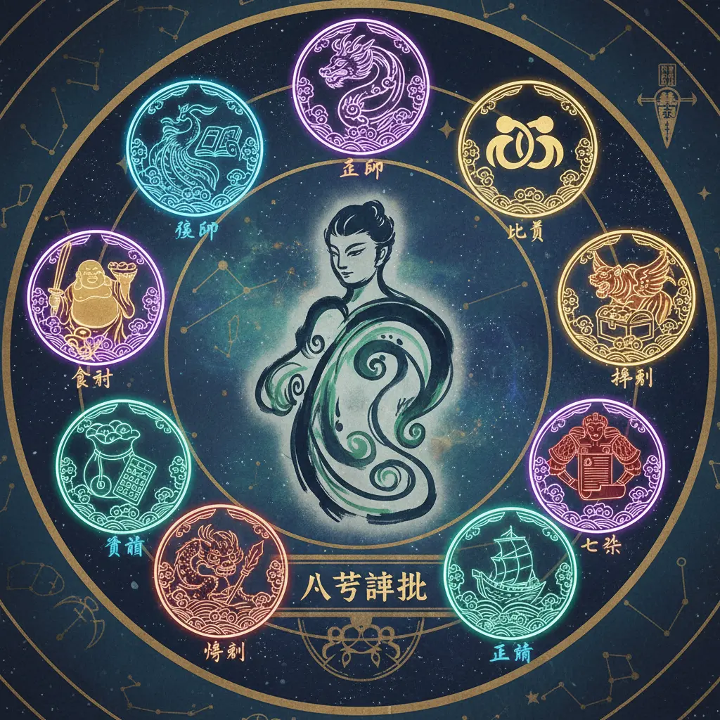 八字詳批 - 十神