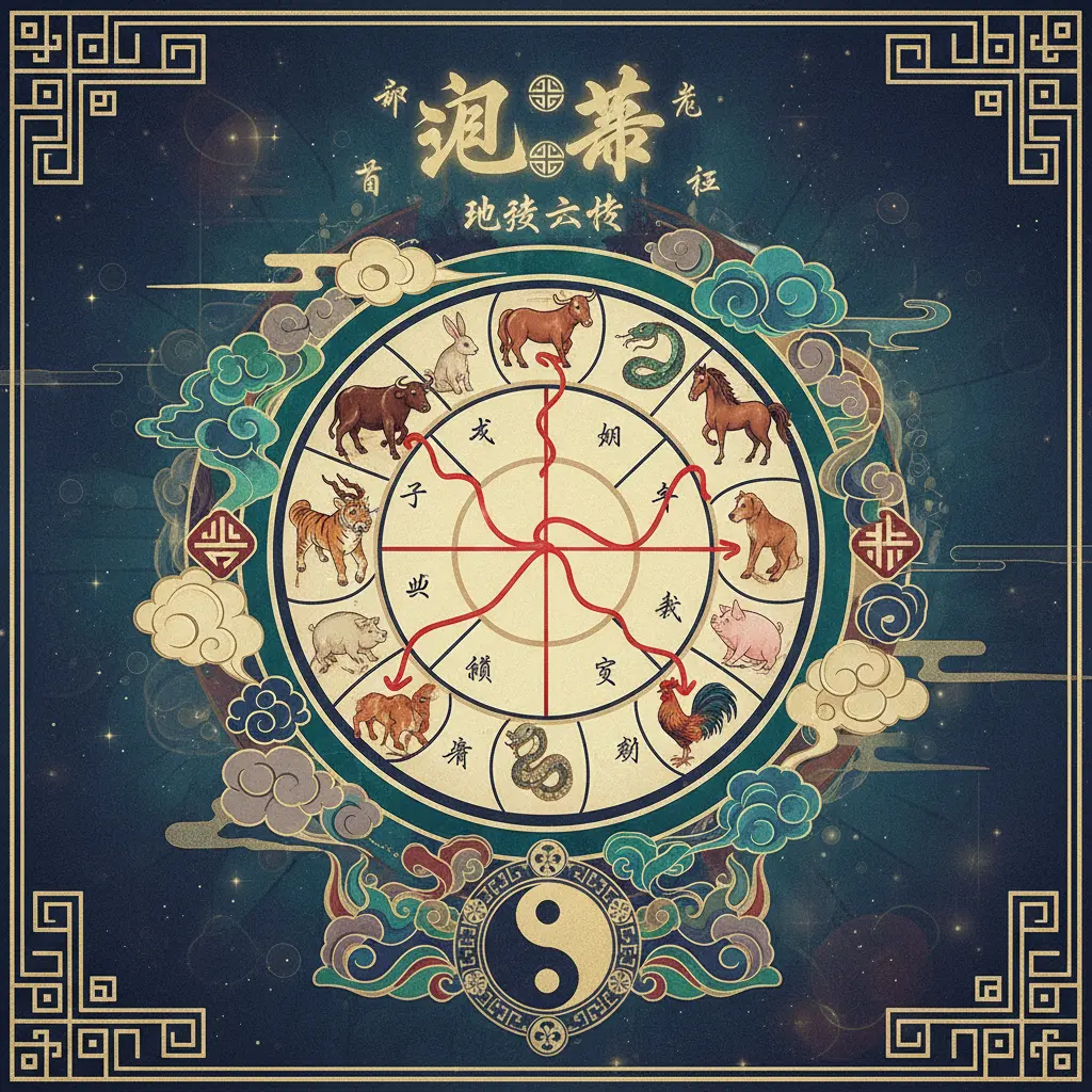 干支合化 - 地支六害