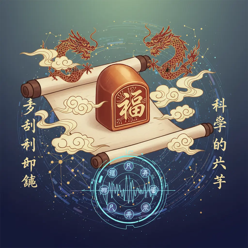 科學的八字 - 手工印鑑