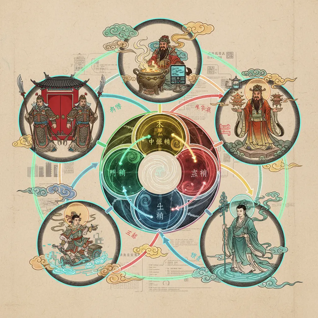 五行相生相剋 - 五祀