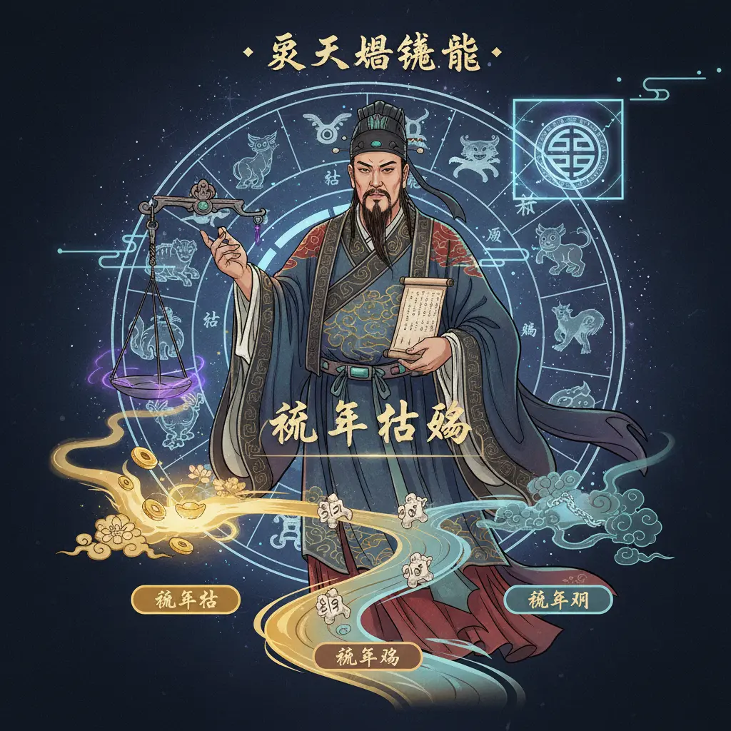 流年吉凶 - 袁天罡稱骨