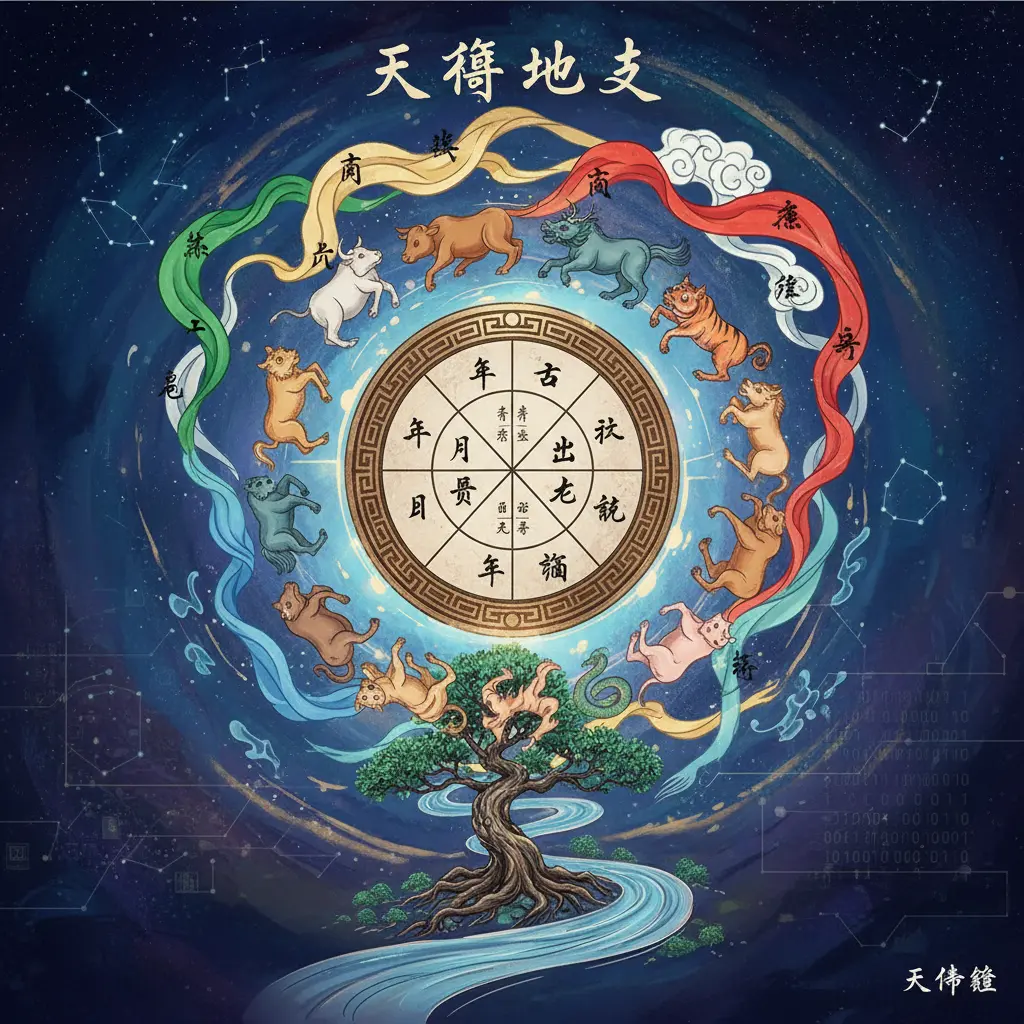 八字排盤 - 天干地支