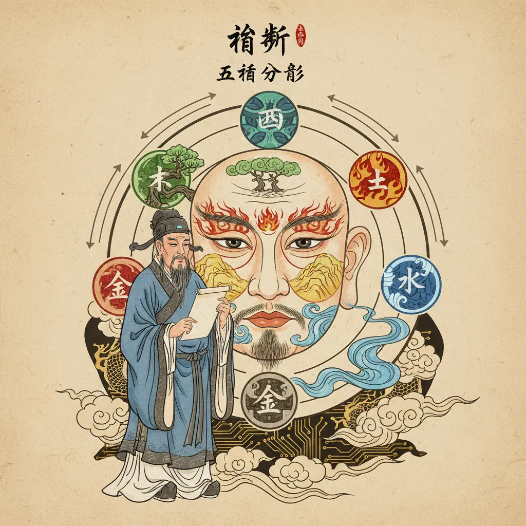 五行分佈 - 相術