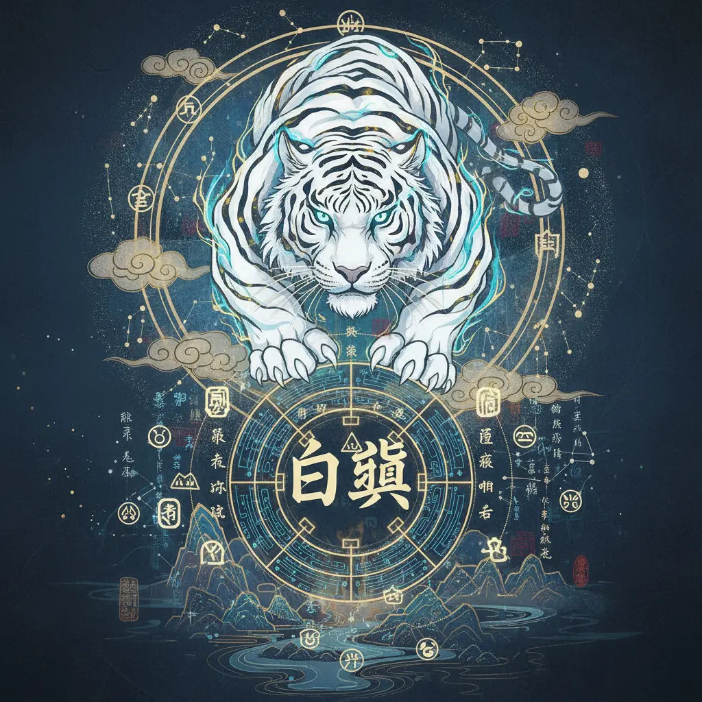 盲派八字 - 白虎