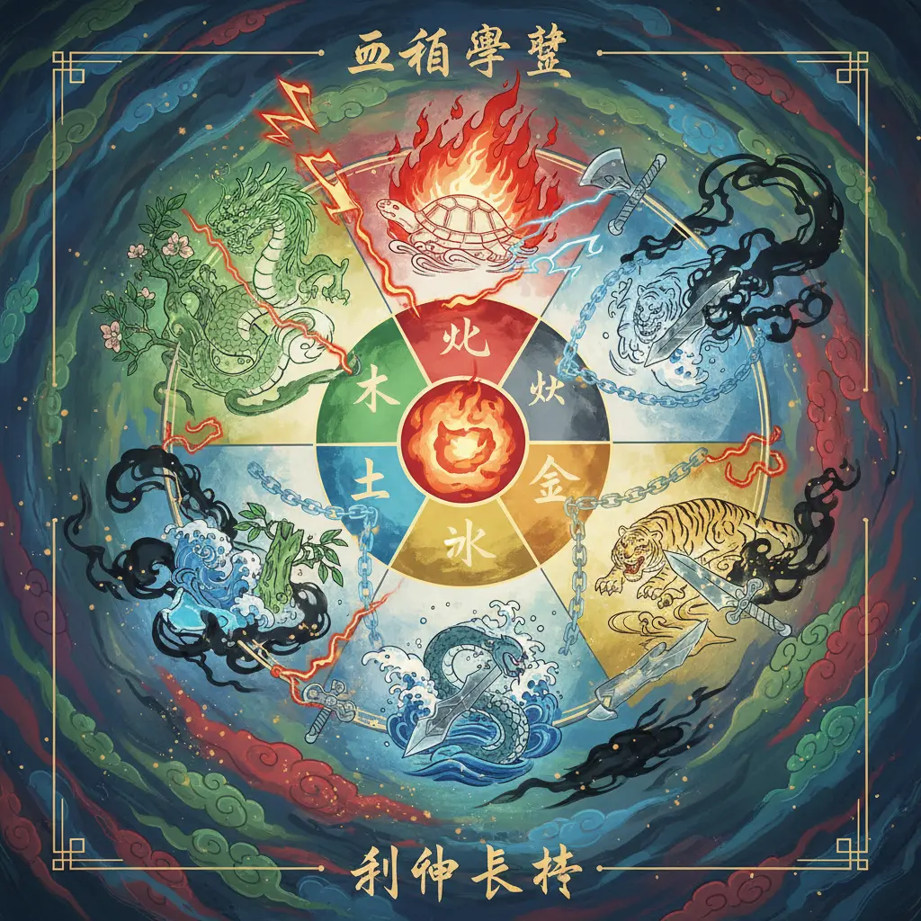 邢沖剋害 - 五行學說