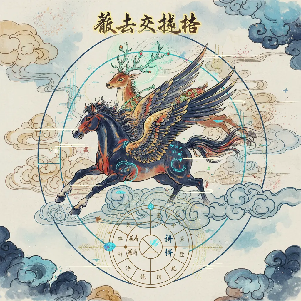 命盤格局 - 祿馬交馳格