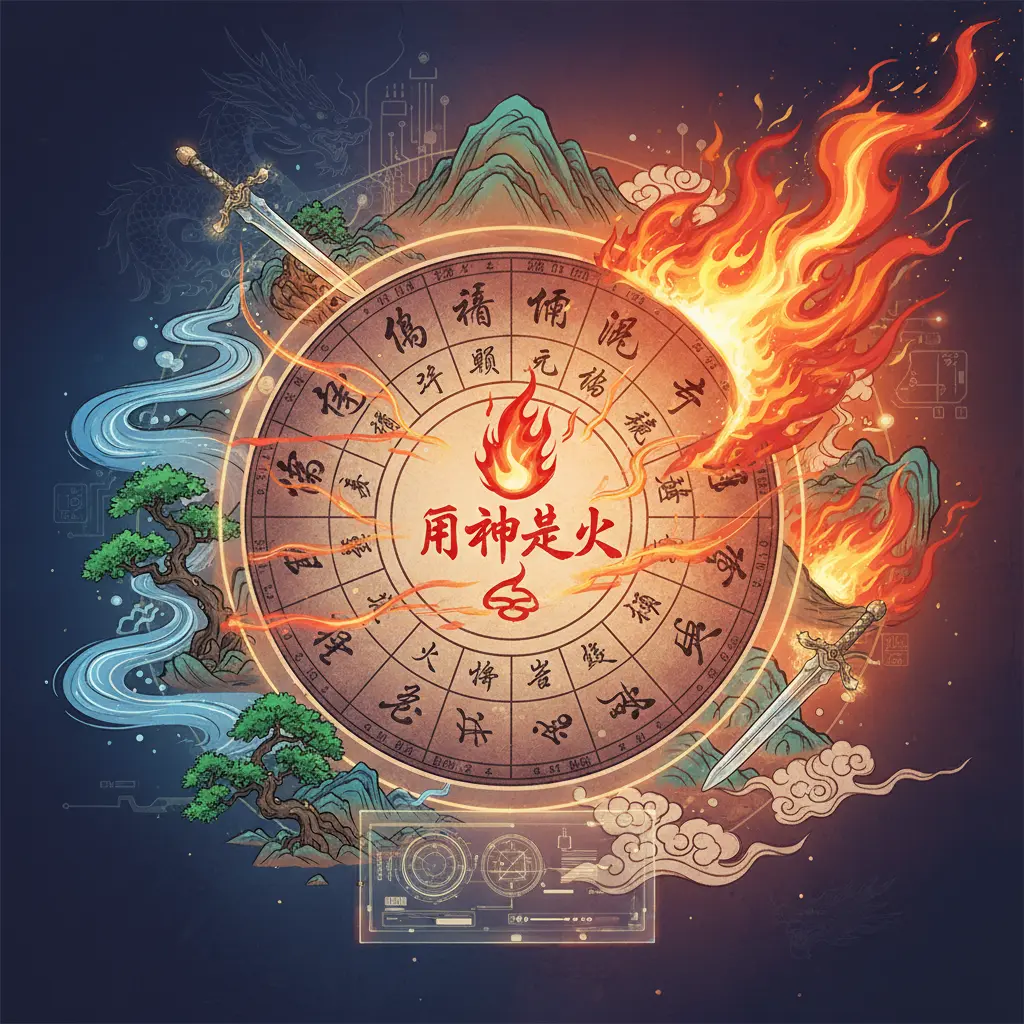 用神是火 - 命盤