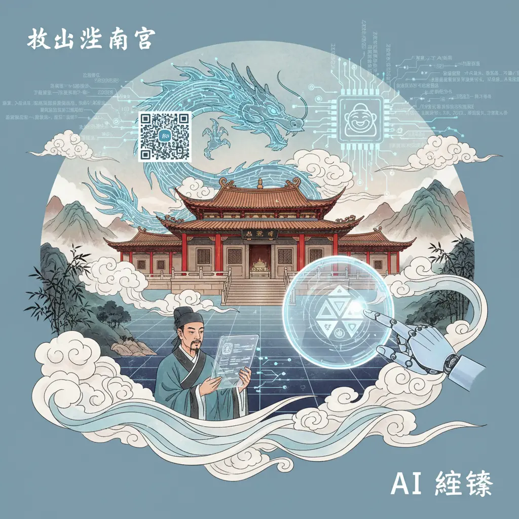AI 解簽 - 竹山紫南宮