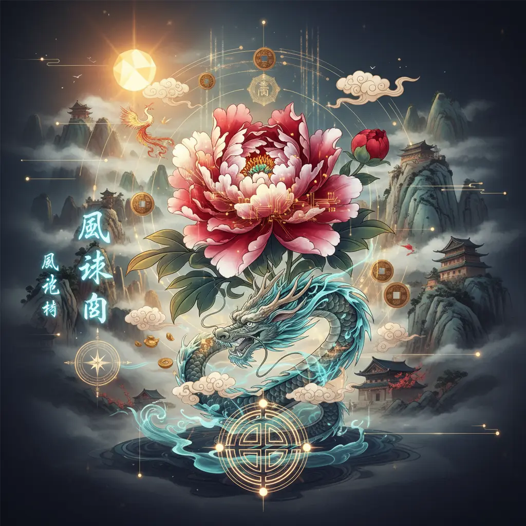 風水植物 - 牡丹