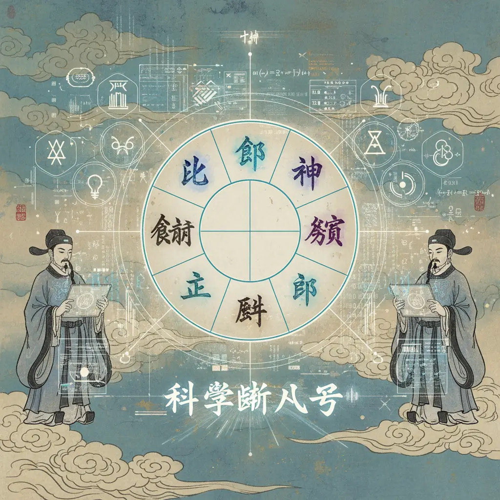 科學斷八字 - 十神