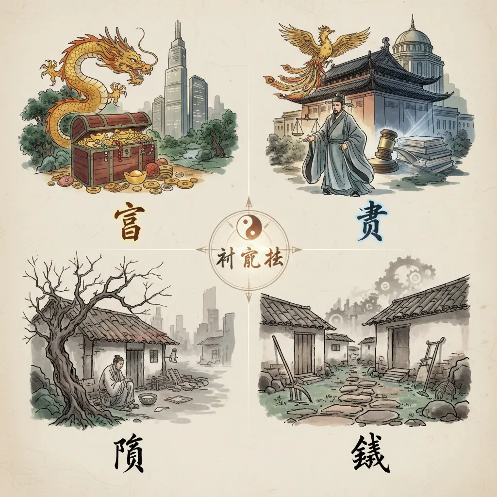 財官法 - 富貴貧賤