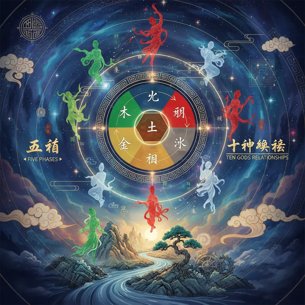 十神關係 - 五行