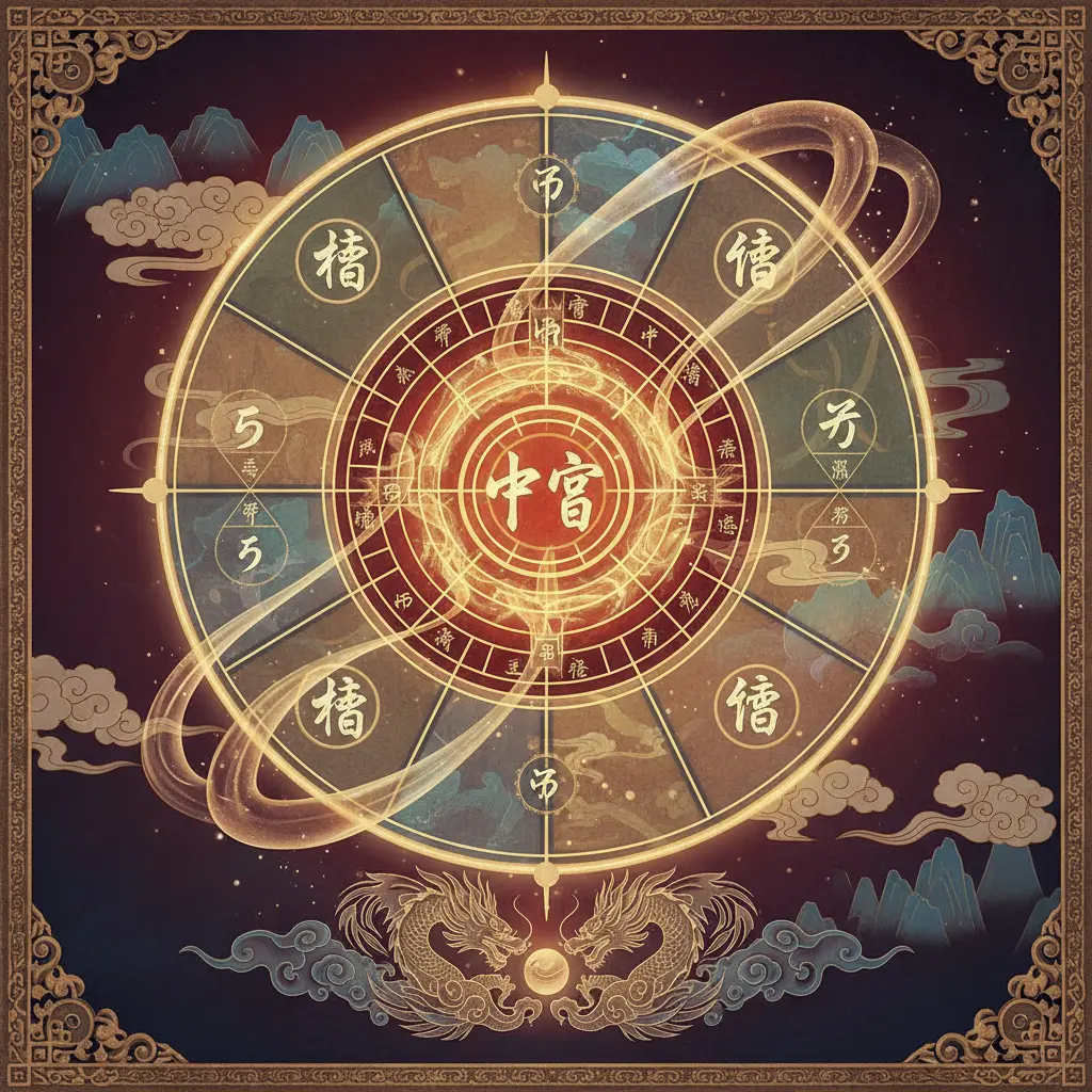 玄空飛星 - 中宮