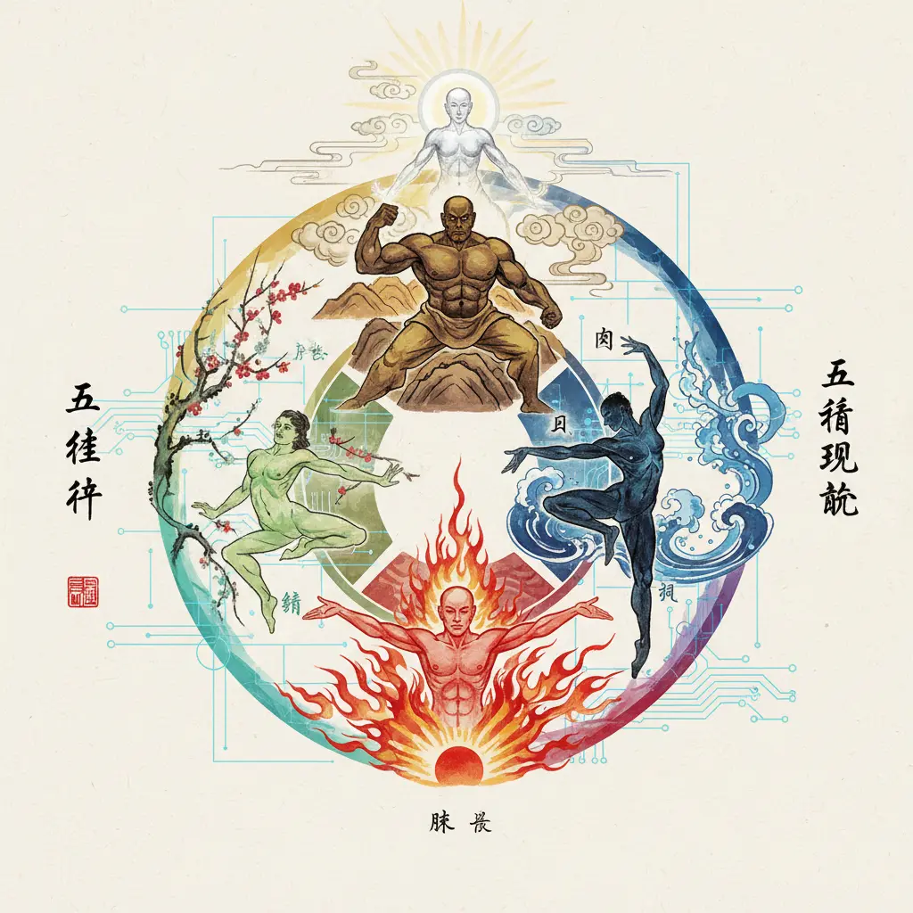 五行理論 - 五體