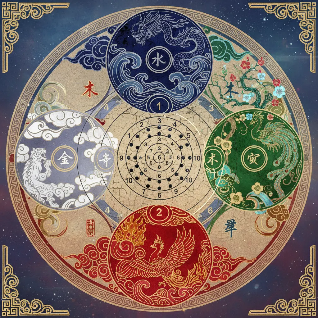 五行 - 河圖