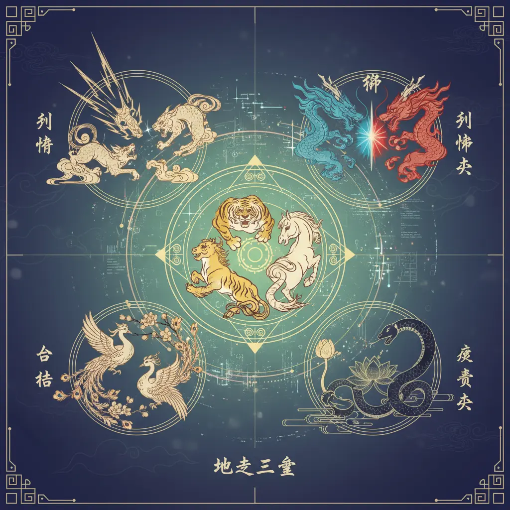 刑衝合害 - 地支三會