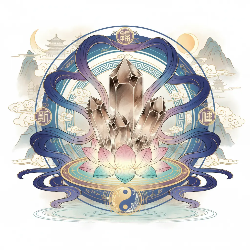 能量水晶 - 茶水晶