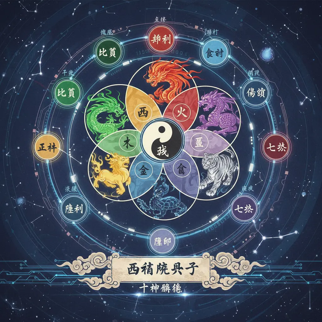 十神關係 - 五行派八字