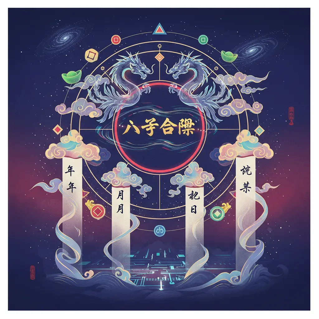 八字合盤 - 四柱八字