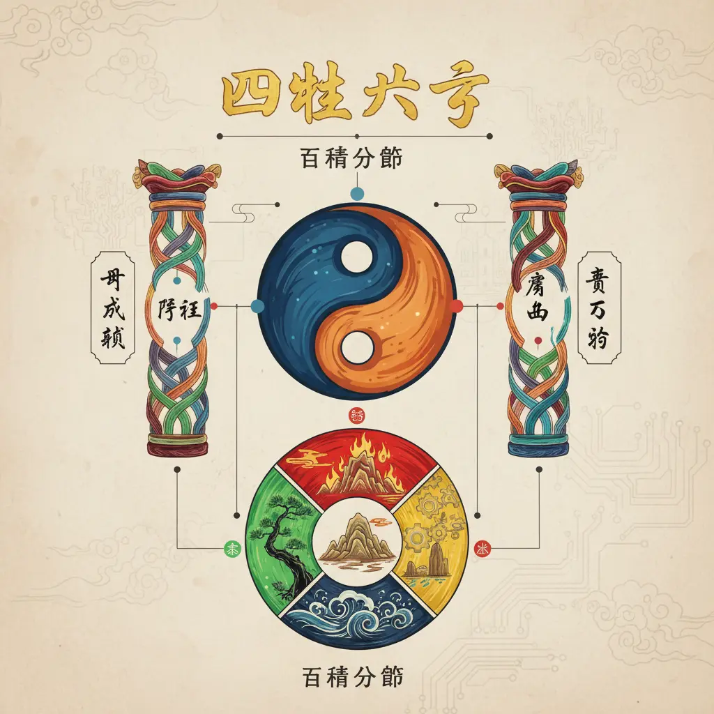 五行分佈 - 四柱八字