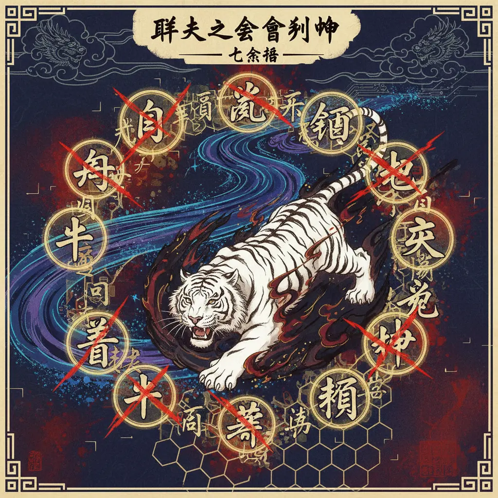七殺格 - 幹支之會合刑沖