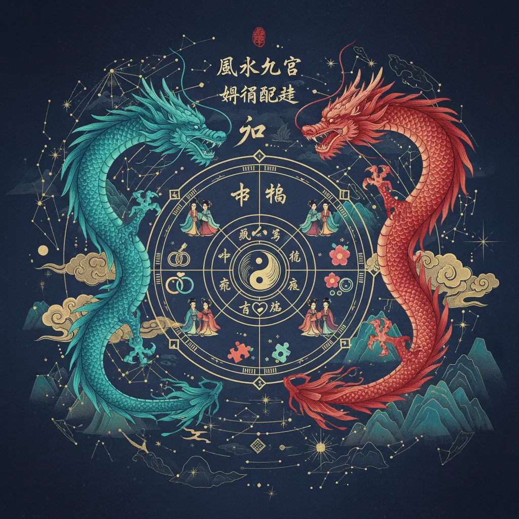 婚姻配對 - 風水九宮配對