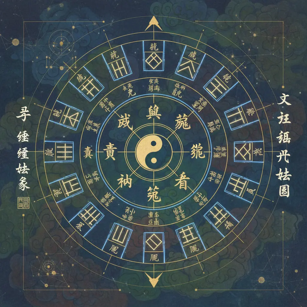 易經卦象 - 文王八卦圖