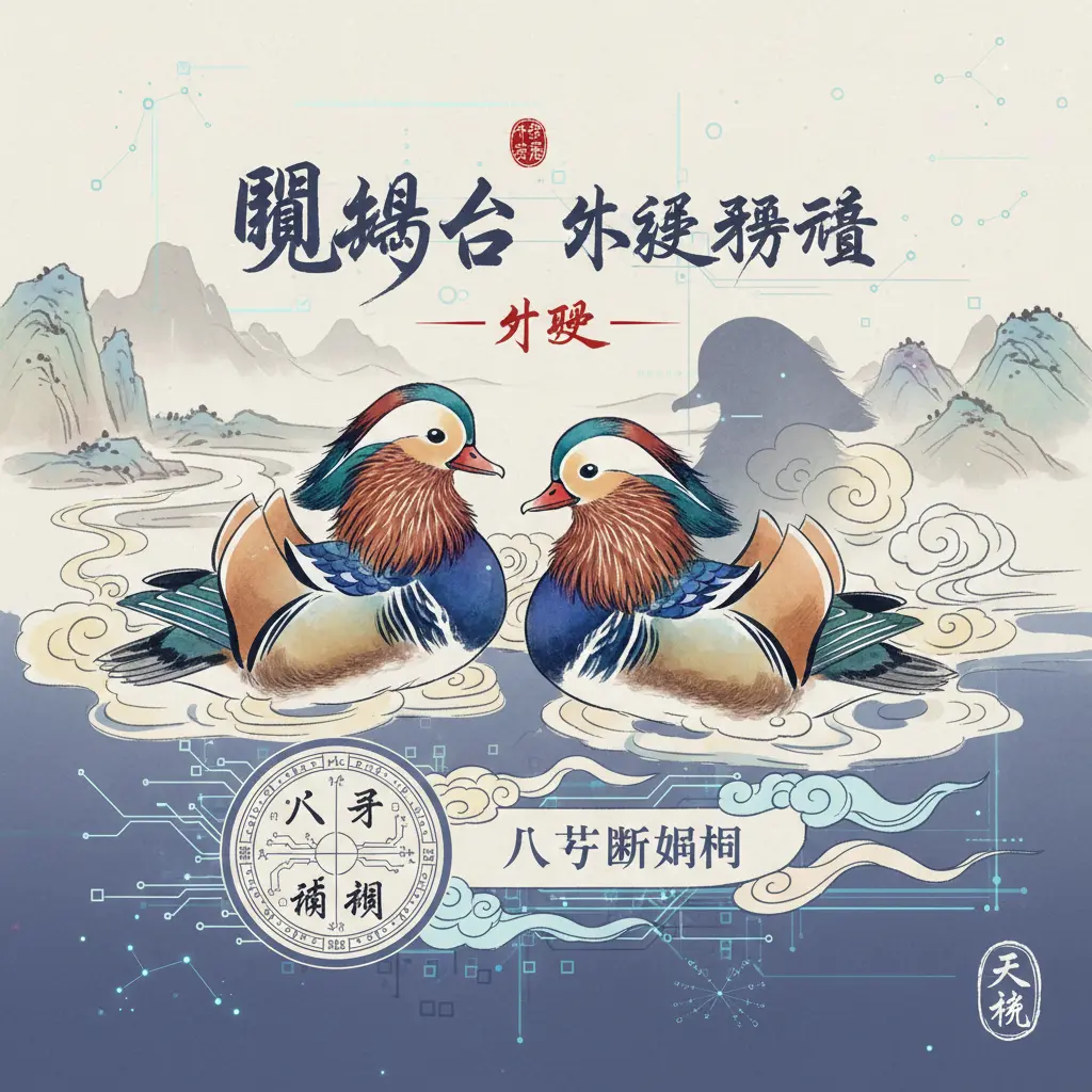 八字斷婚姻 - 鴛鴦合外遇預警