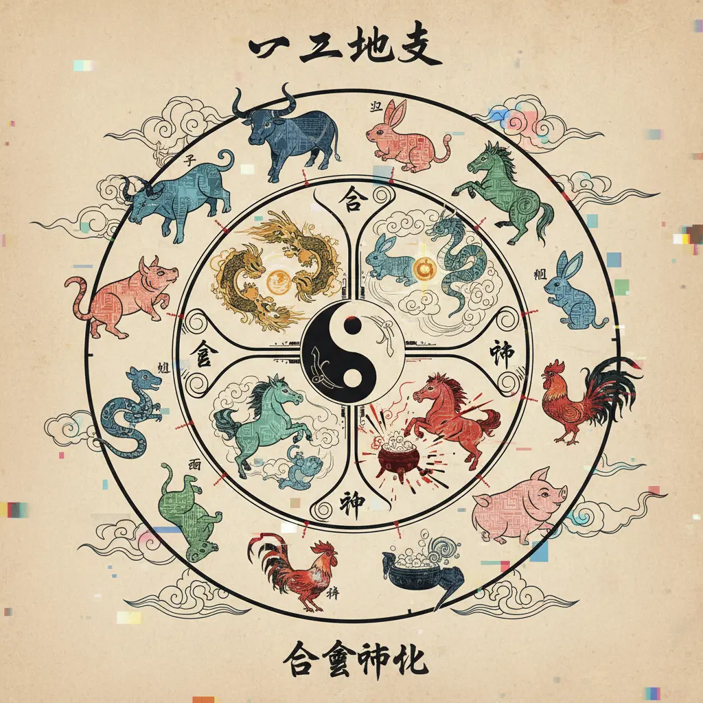 合會沖化 - 十二地支