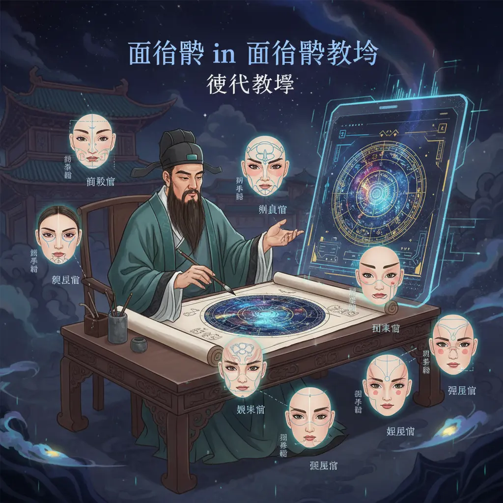 紫微鬥數教學 - 面相學