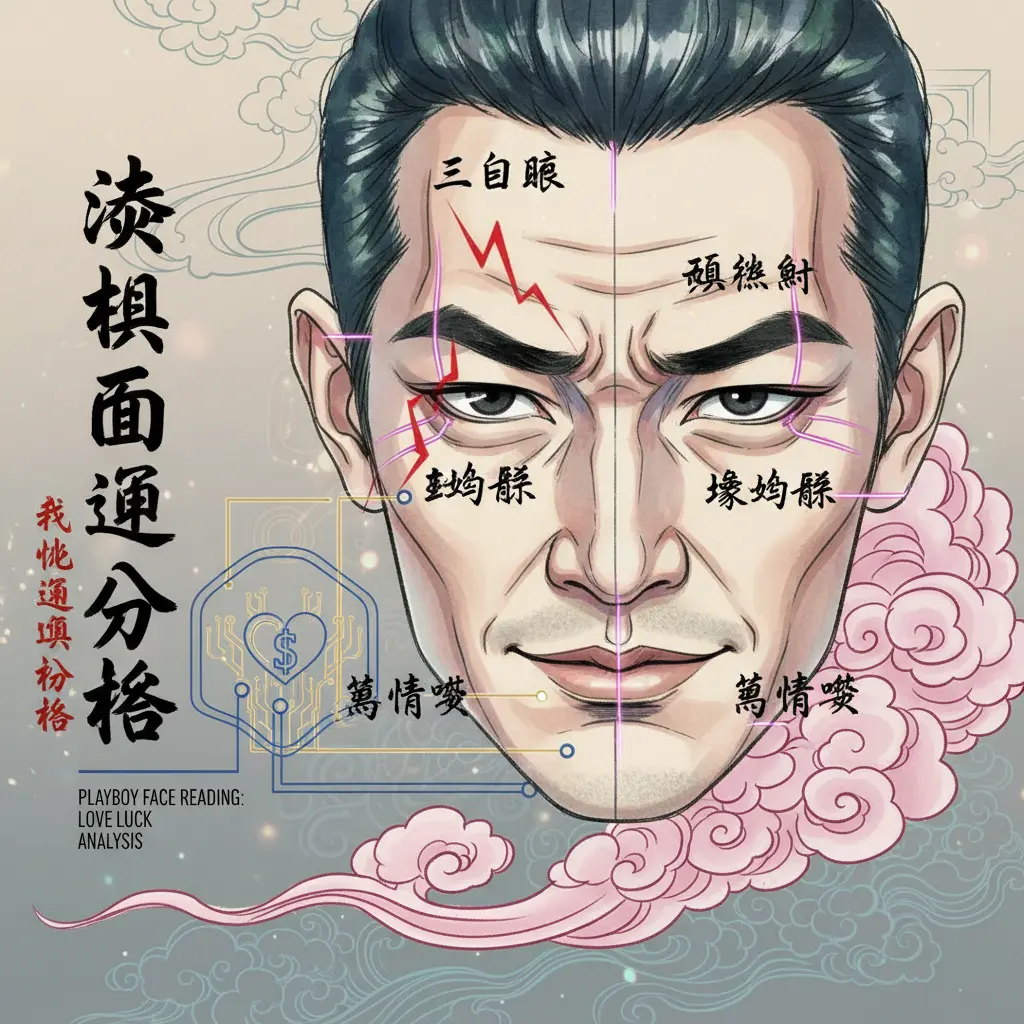 桃花運分析 - 渣男面相