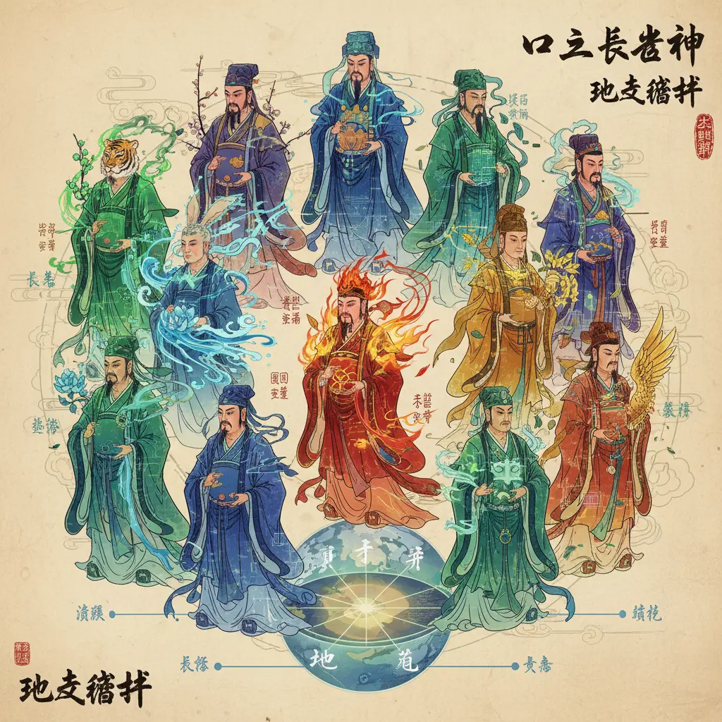 地支藏幹 - 十二長生神