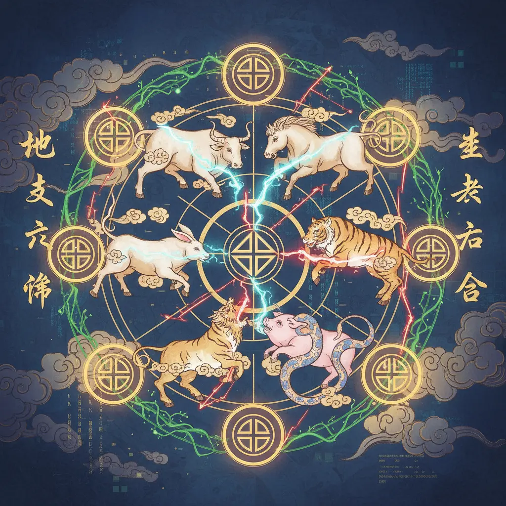 生克合 - 地支六衝