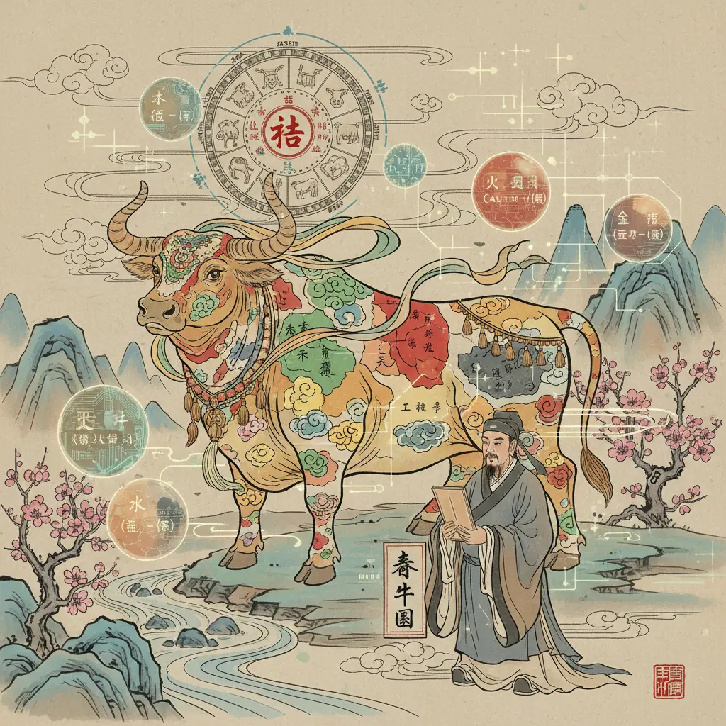 流年吉凶 - 春牛圖