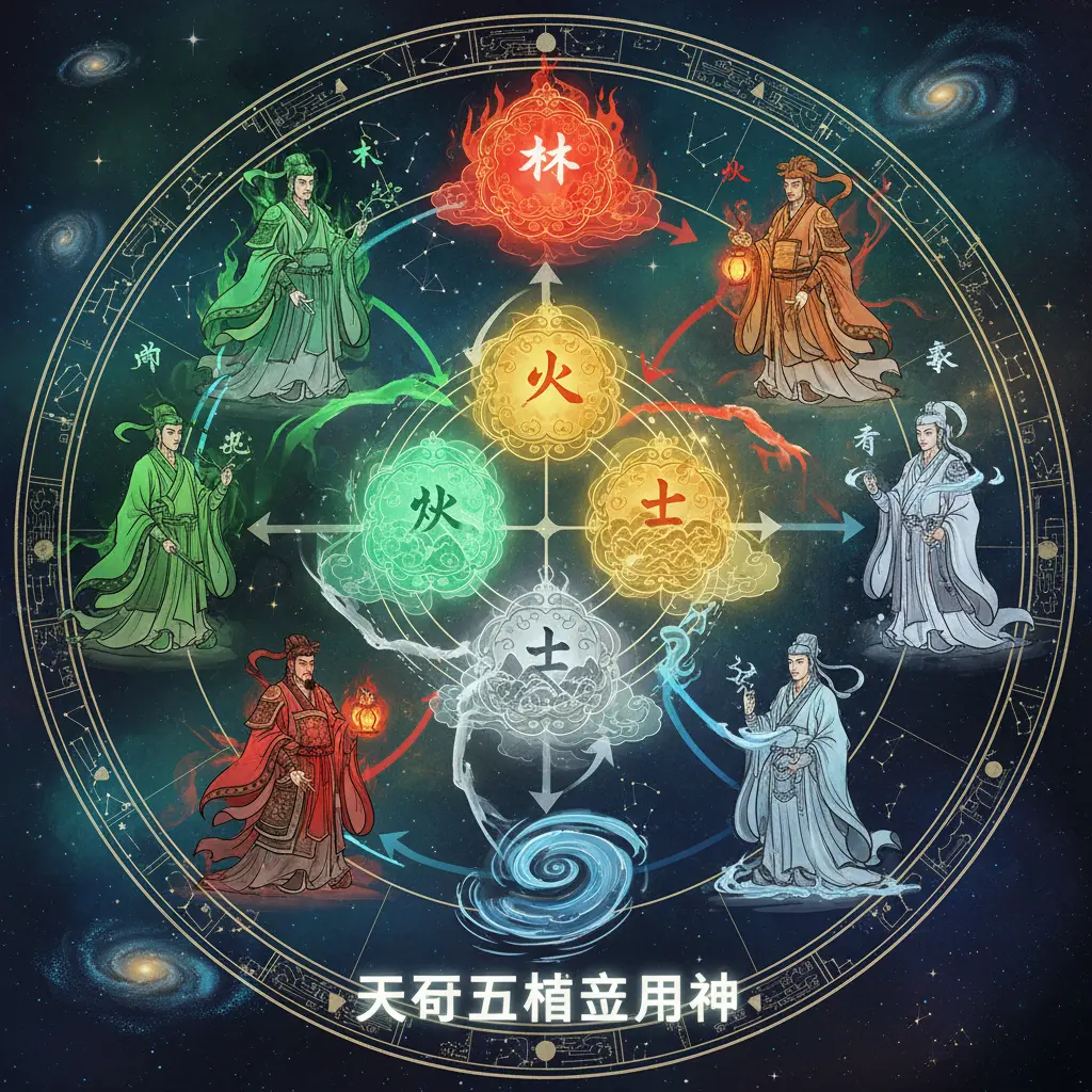 五行喜用神 - 天干