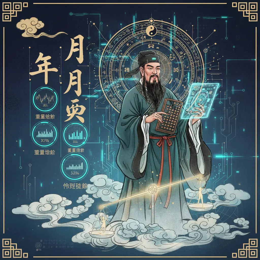 八字重量計算 - 命理推算