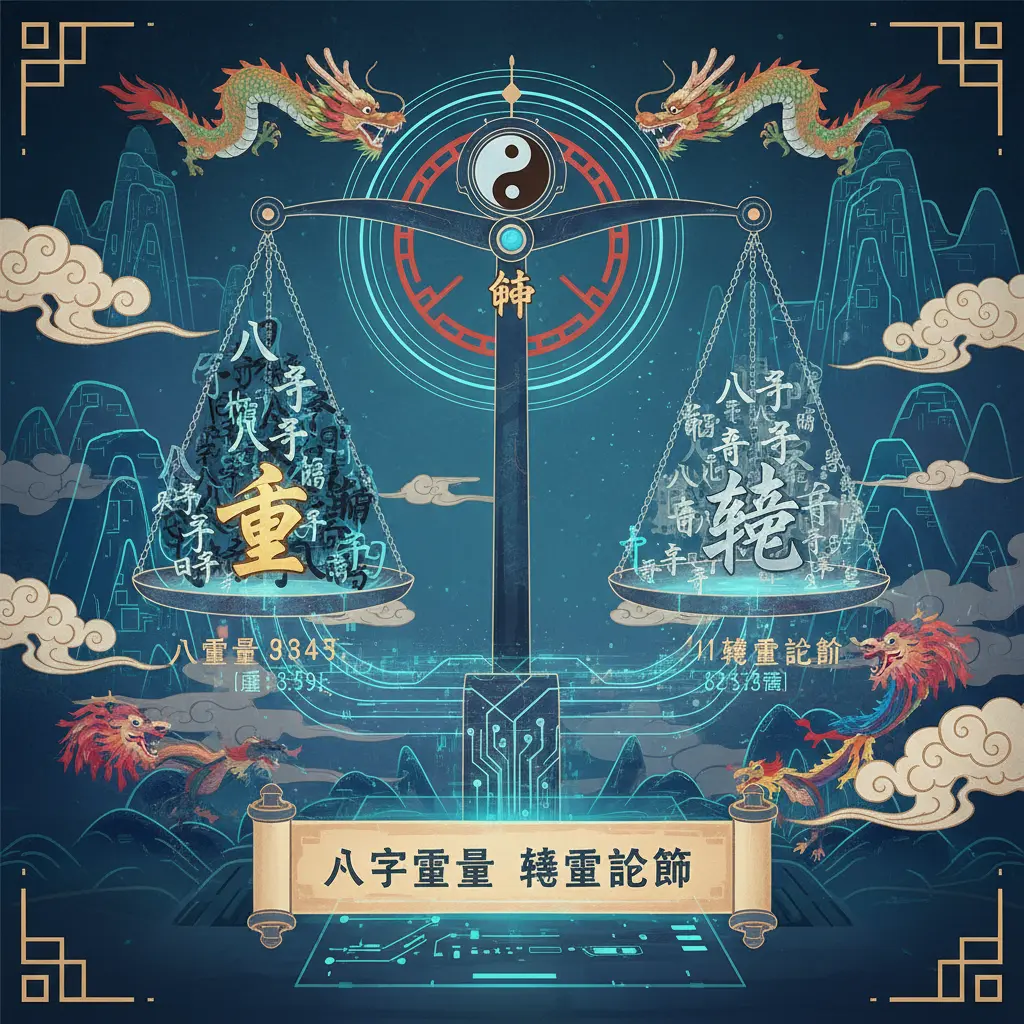 八字輕重計算 - 八字重量