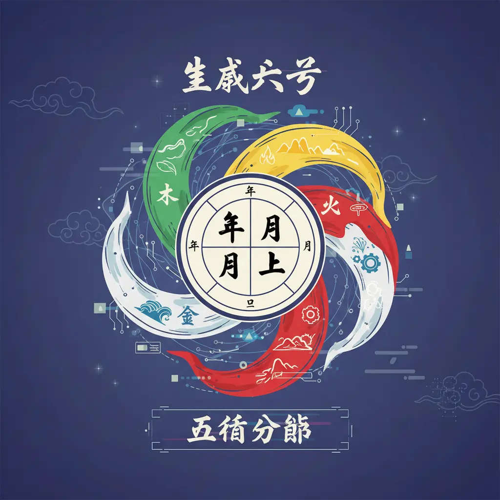 五行分佈 - 生辰八字