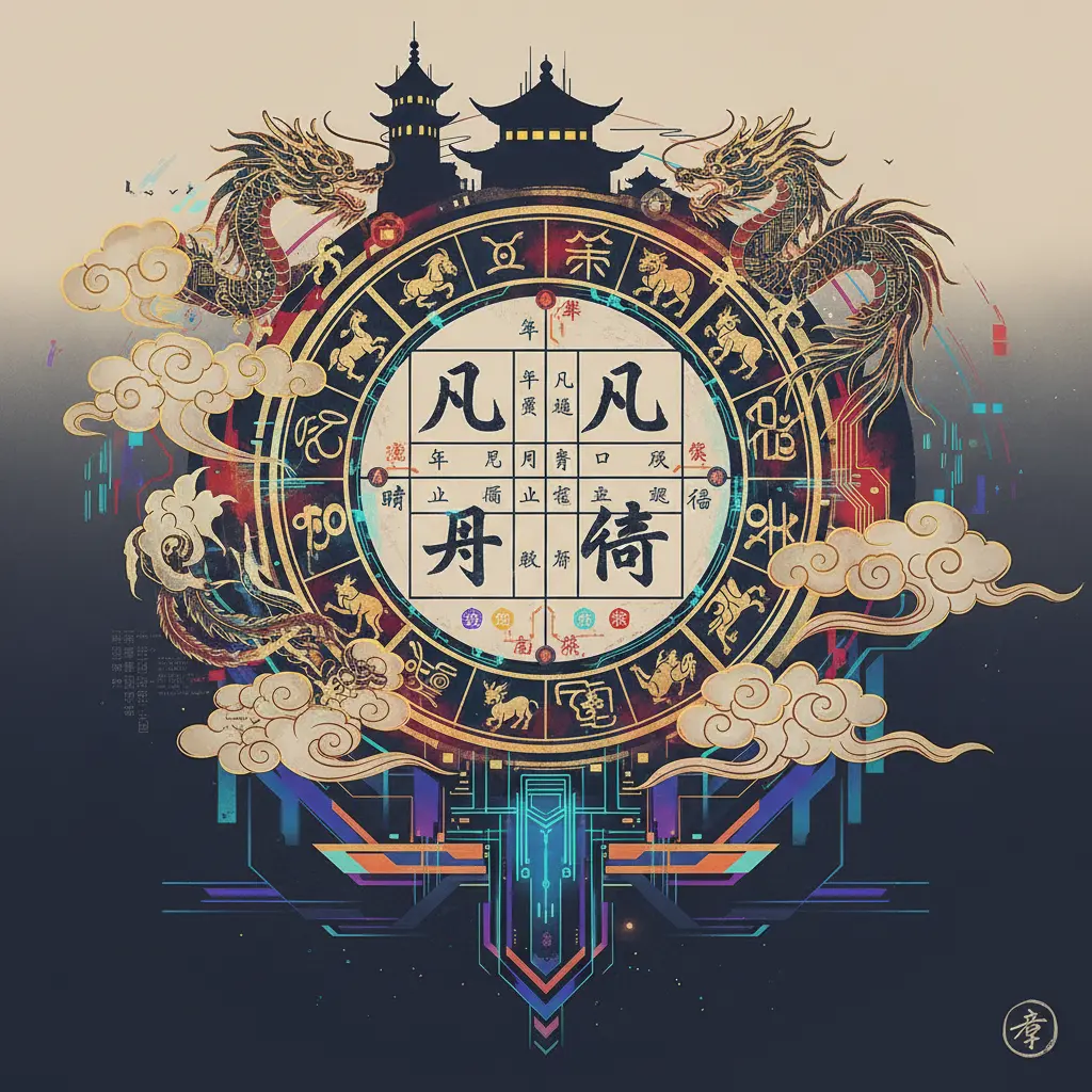 八字 - 八字命盤