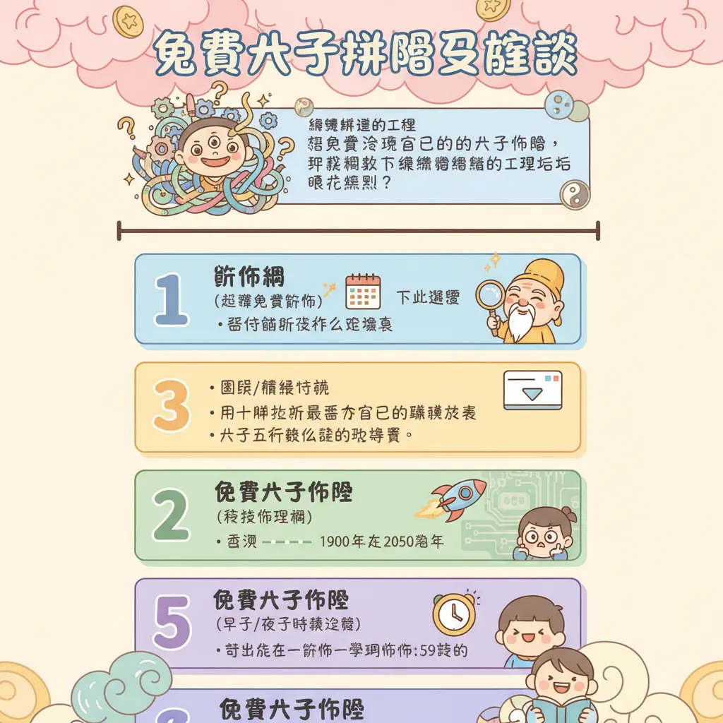 2026 年 5 大免費八字排盤工具實測評比：哪個最準、解說最詳盡？