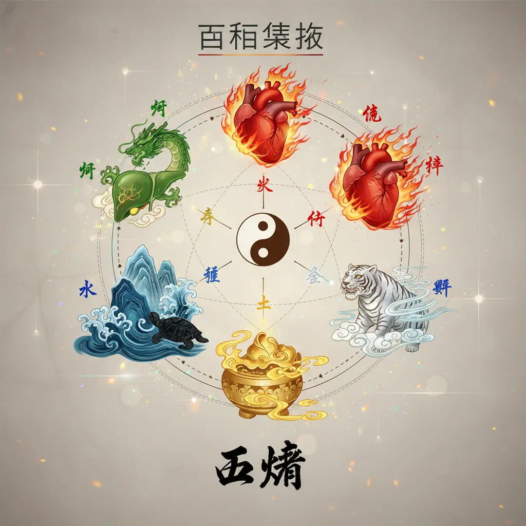 五行結構 - 五臟