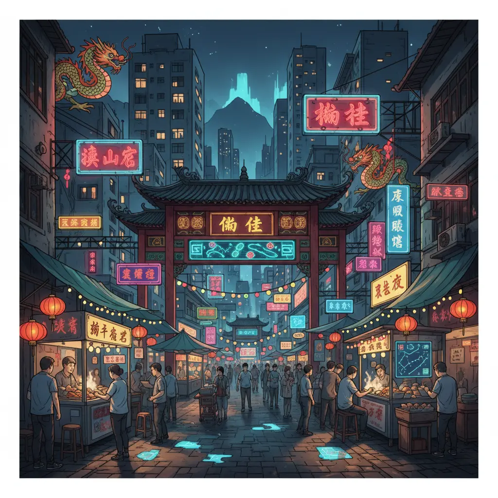 廟街 - 油麻地