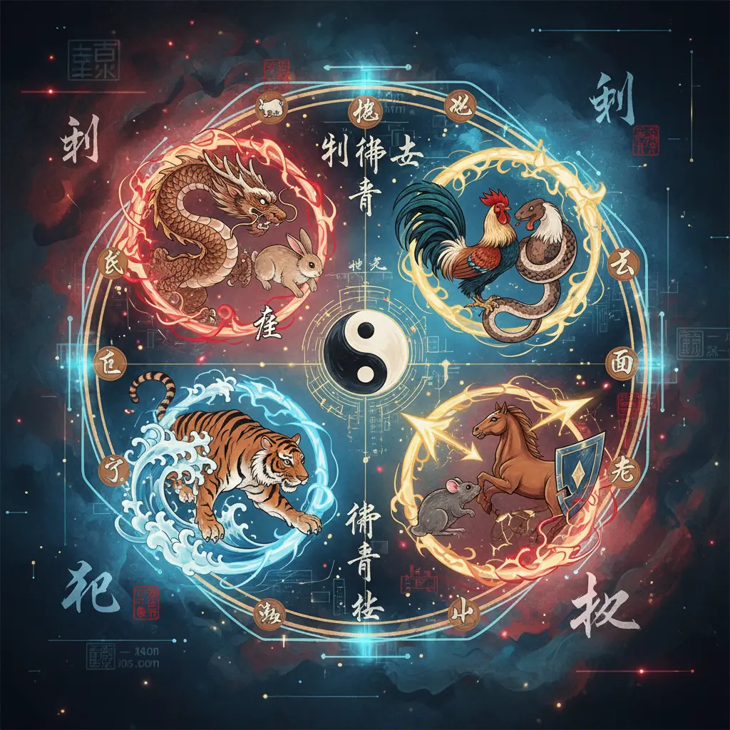 刑衝合害 - 地支六害