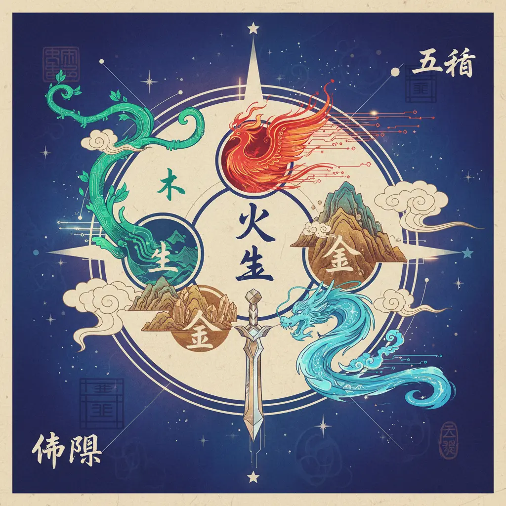 命盤五行 - 五行
