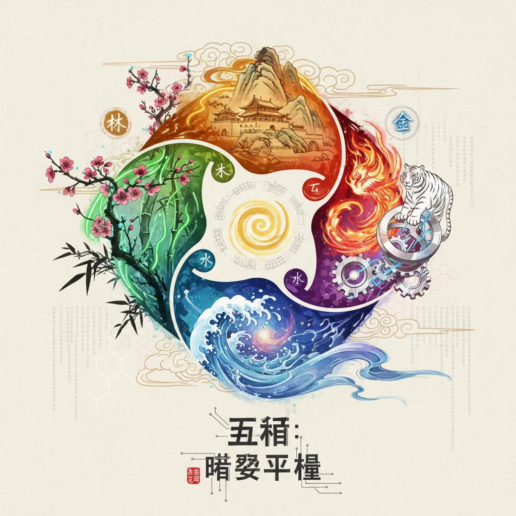 旺衰平衡 - 五行