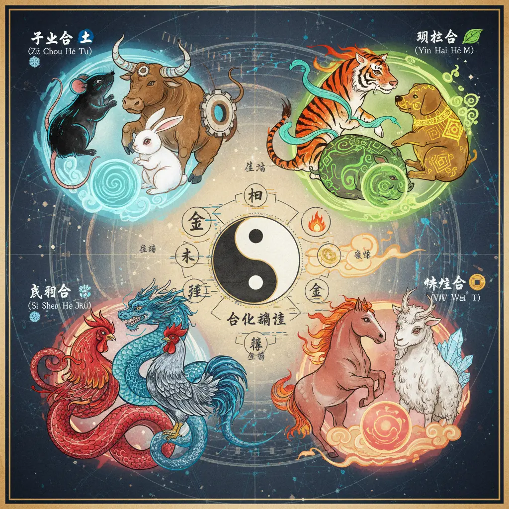 合化條件 - 地支六合